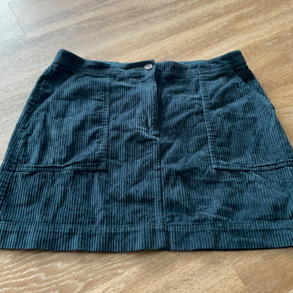 GAP blue corduroy blue mini skirt